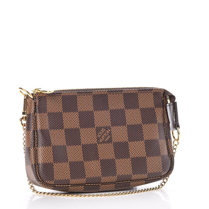 Louis Vuitton Damier Ebene Mini Pochette Accessories 3 of 8