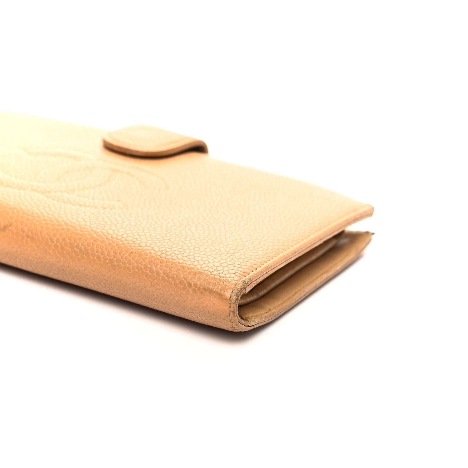 Chanel Caviar Timeless CC French Wallet Beige 10 of 10