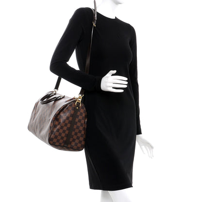 Louis Vuitton Damier Ebene Speedy Bandouliere 35 2 of 11