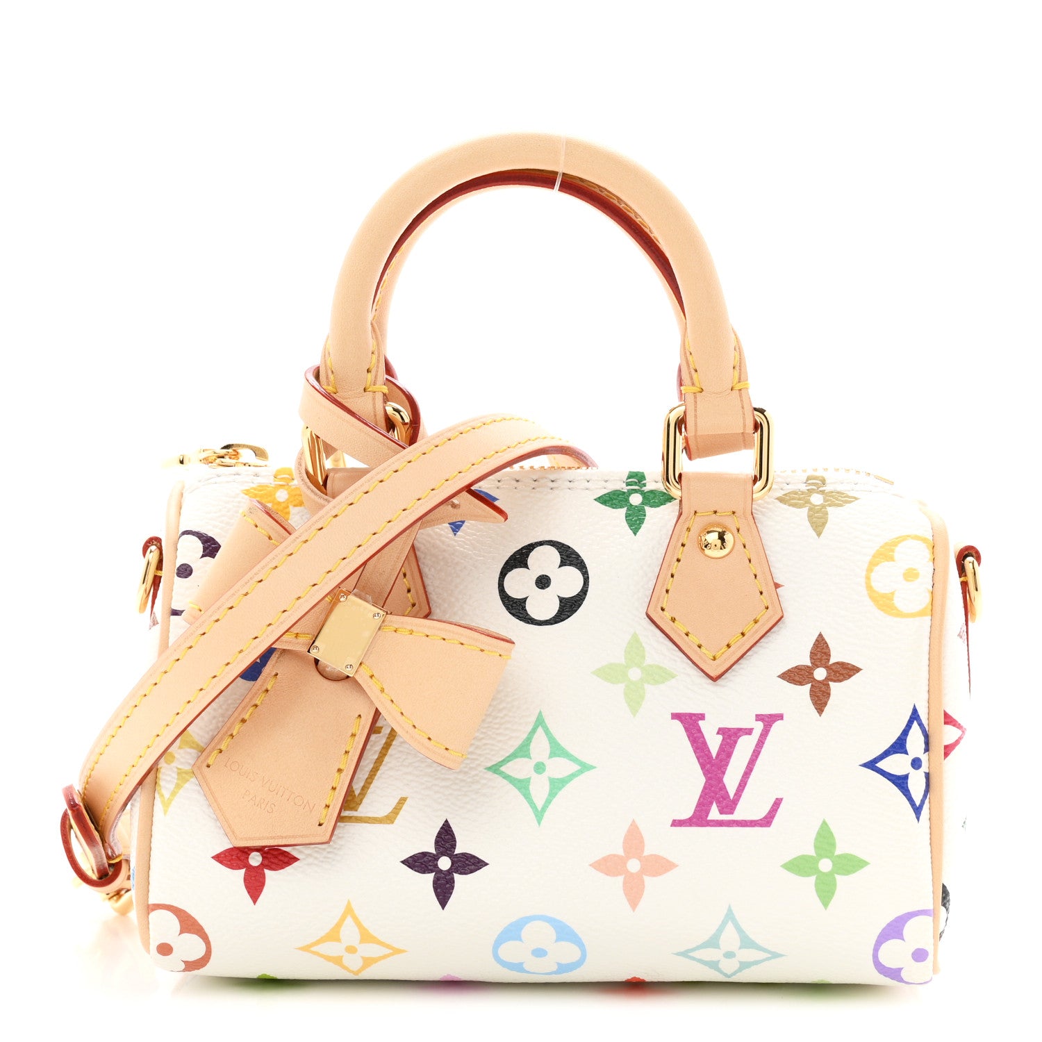Louis Vuitton LV X TM Monogram Multicolor Nano Speedy White 1 of 9