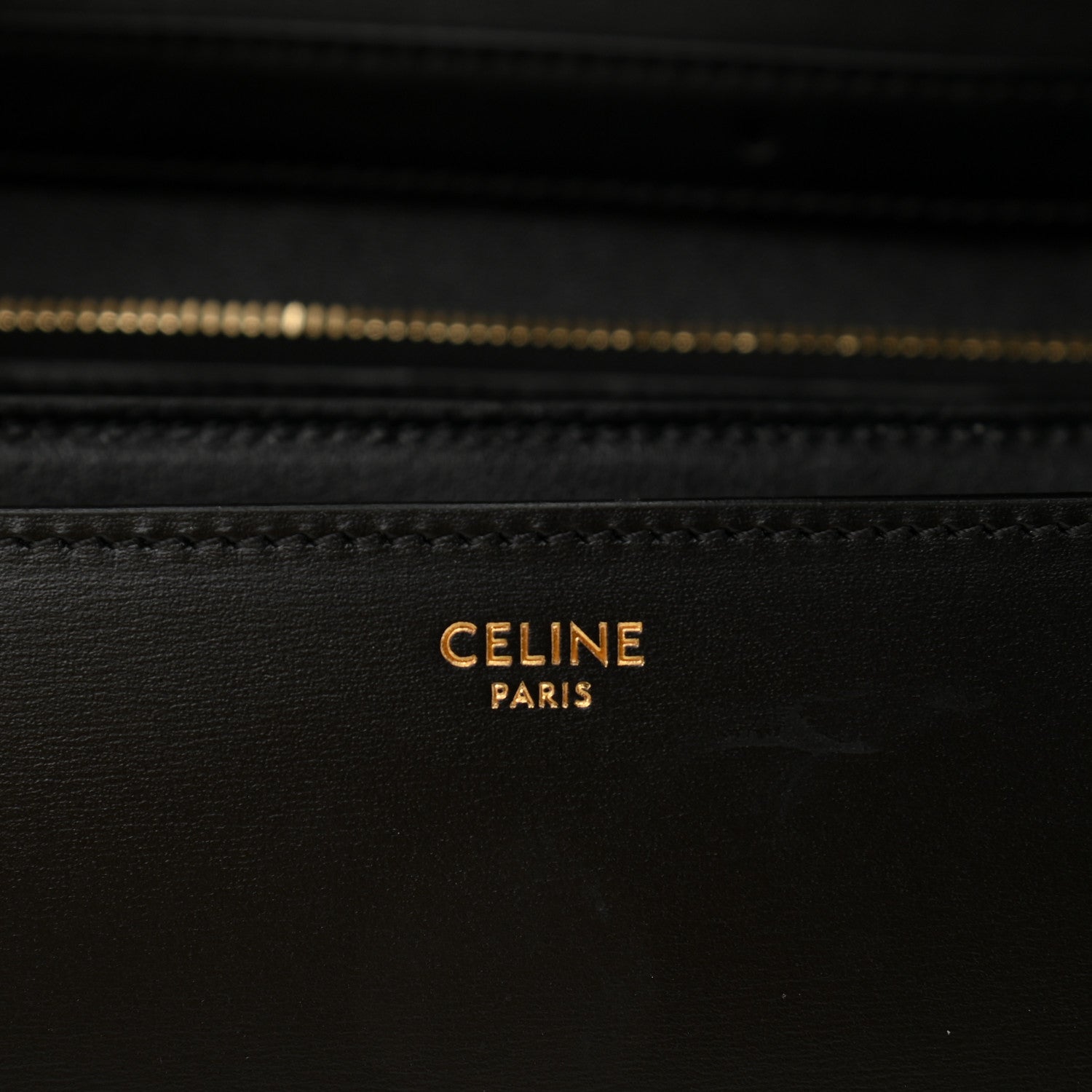 Celine Box Calfskin Medium Classic Box Flap Bag Black 7 of 13