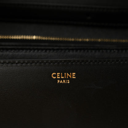 Celine Box Calfskin Medium Classic Box Flap Bag Black 7 of 13