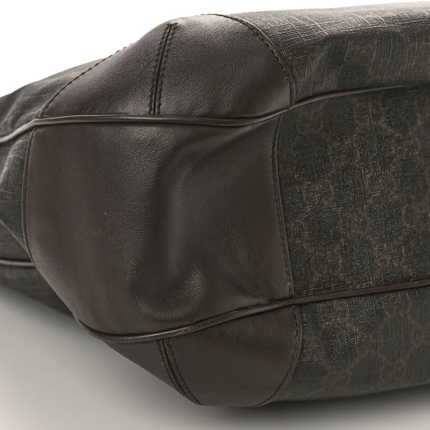 GG Supreme Monogram Margaux Calfskin Medium Nice Hobo Dark Brown