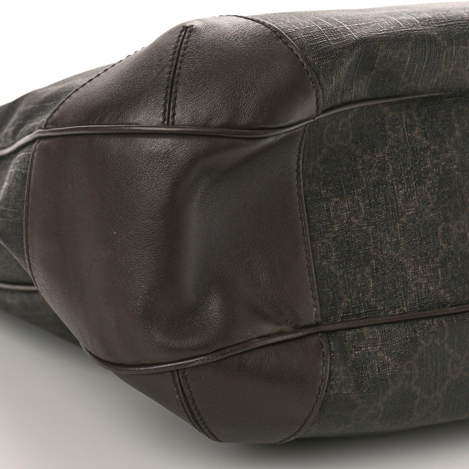 Gucci GG Supreme Monogram Margaux Calfskin Medium Nice Hobo Dark Brown 7 of 13