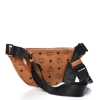 MCM Visetos Small Fusten Belt Bag Cognac 3 of 9
