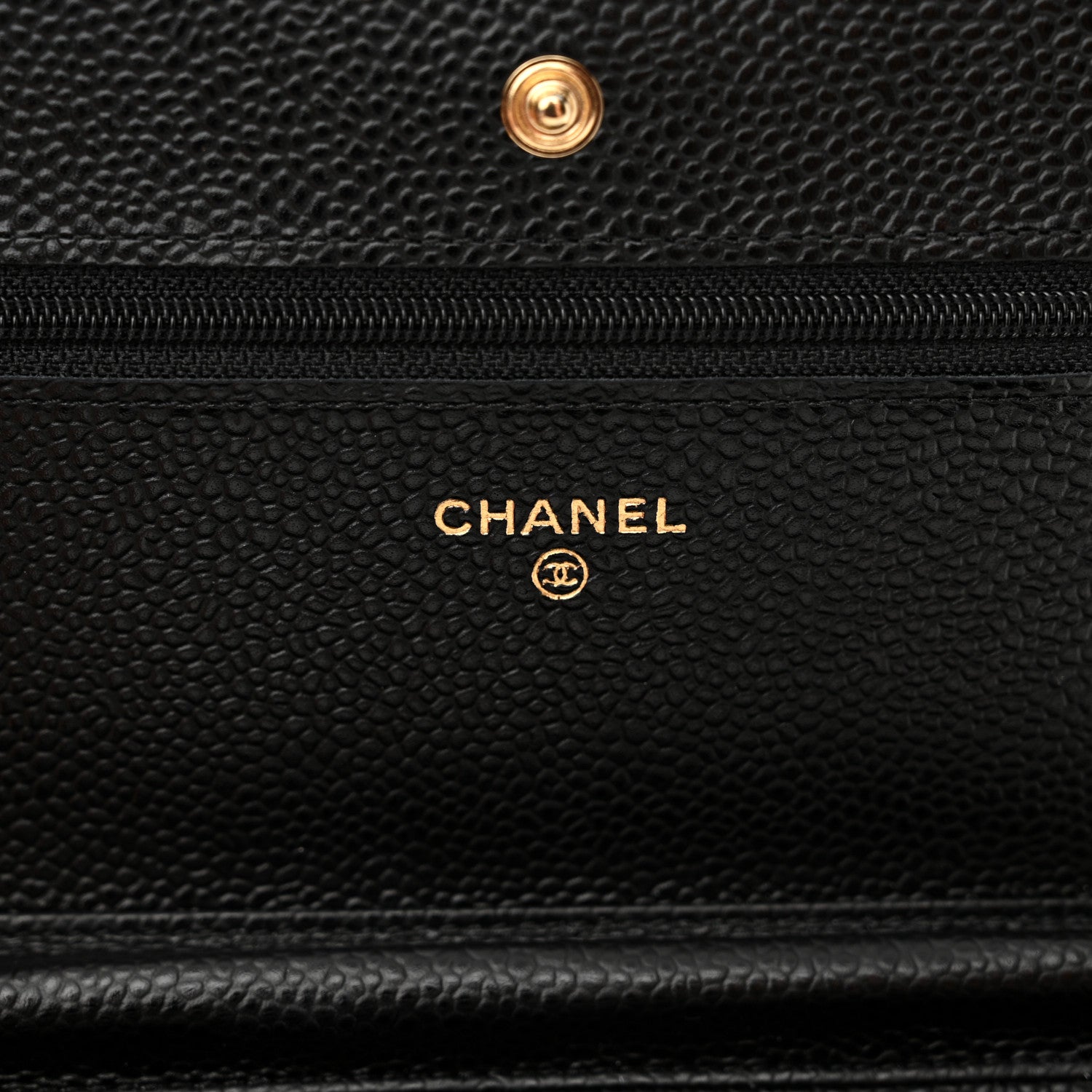 Chanel Caviar Quilted Wallet on Chain WOC Black 6 of 12