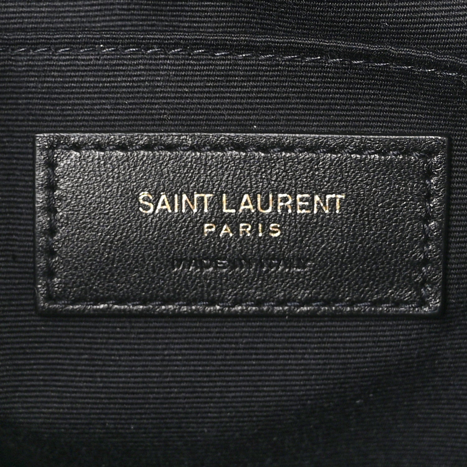 Saint Laurent Calfskin Matelasse Monogram Lou Camera Bag Black 6 of 10