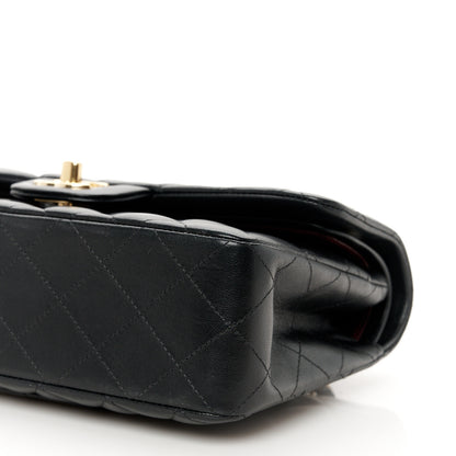 Chanel Lambskin Quilted Small Double Flap Black 11 of 11