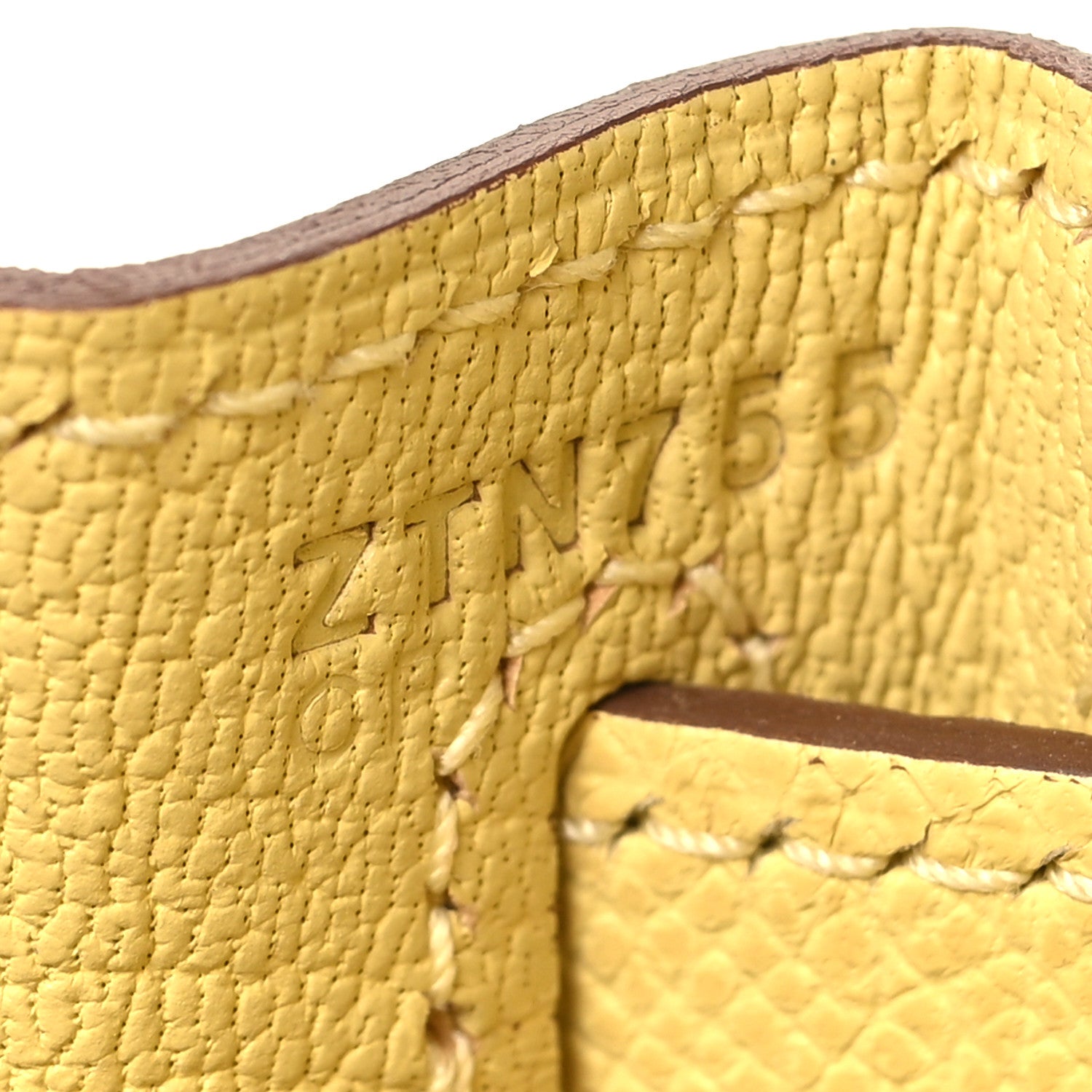 Hermes Epsom Kelly Sellier 28 Jaune Poussin 7 of 12