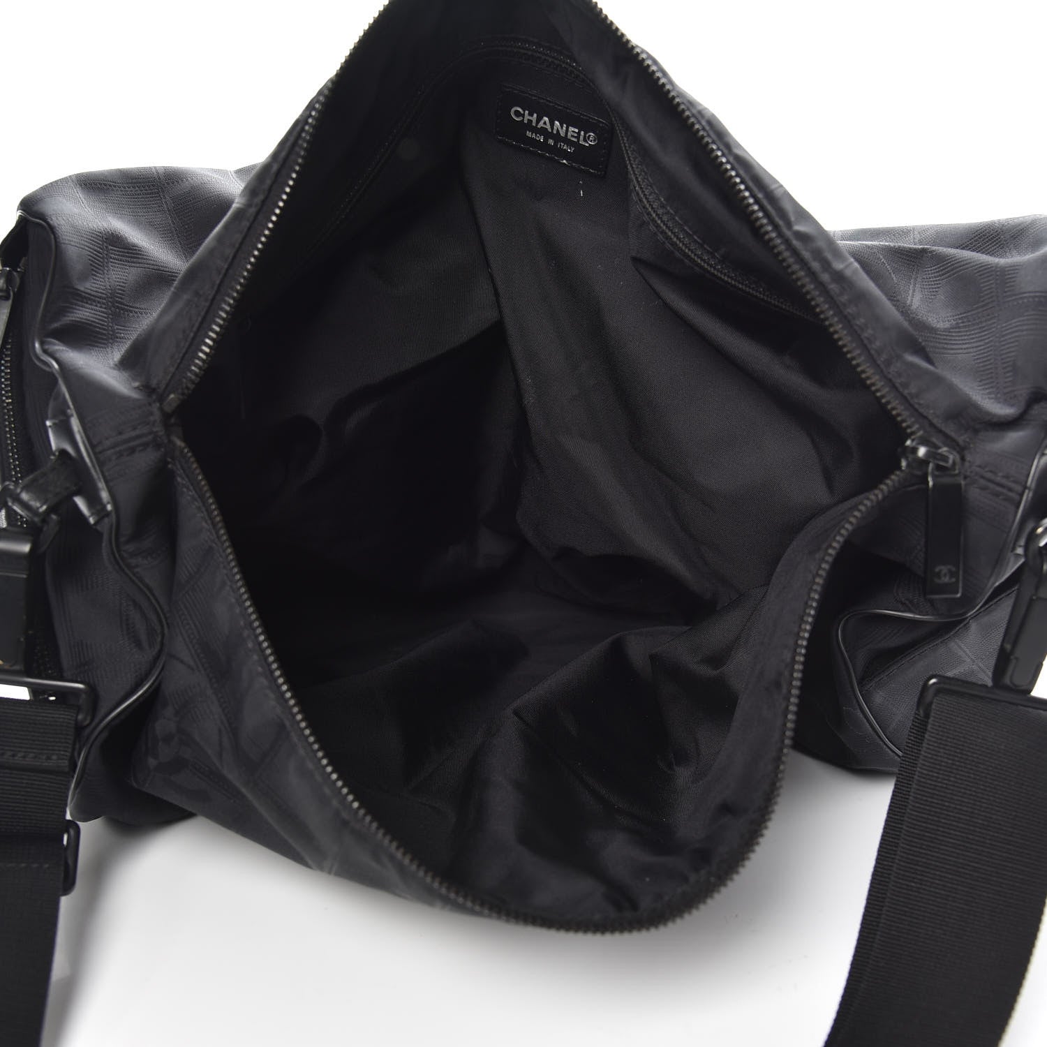 Chanel Nylon Travel Duffle Black 4 of 10