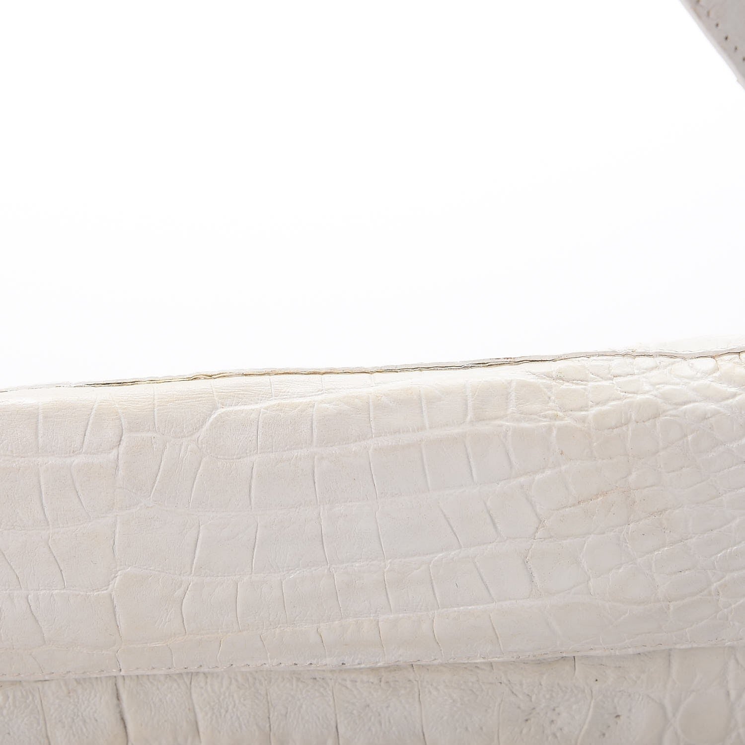 Nancy Gonzalez Crocodile Clutch White 9 of 9