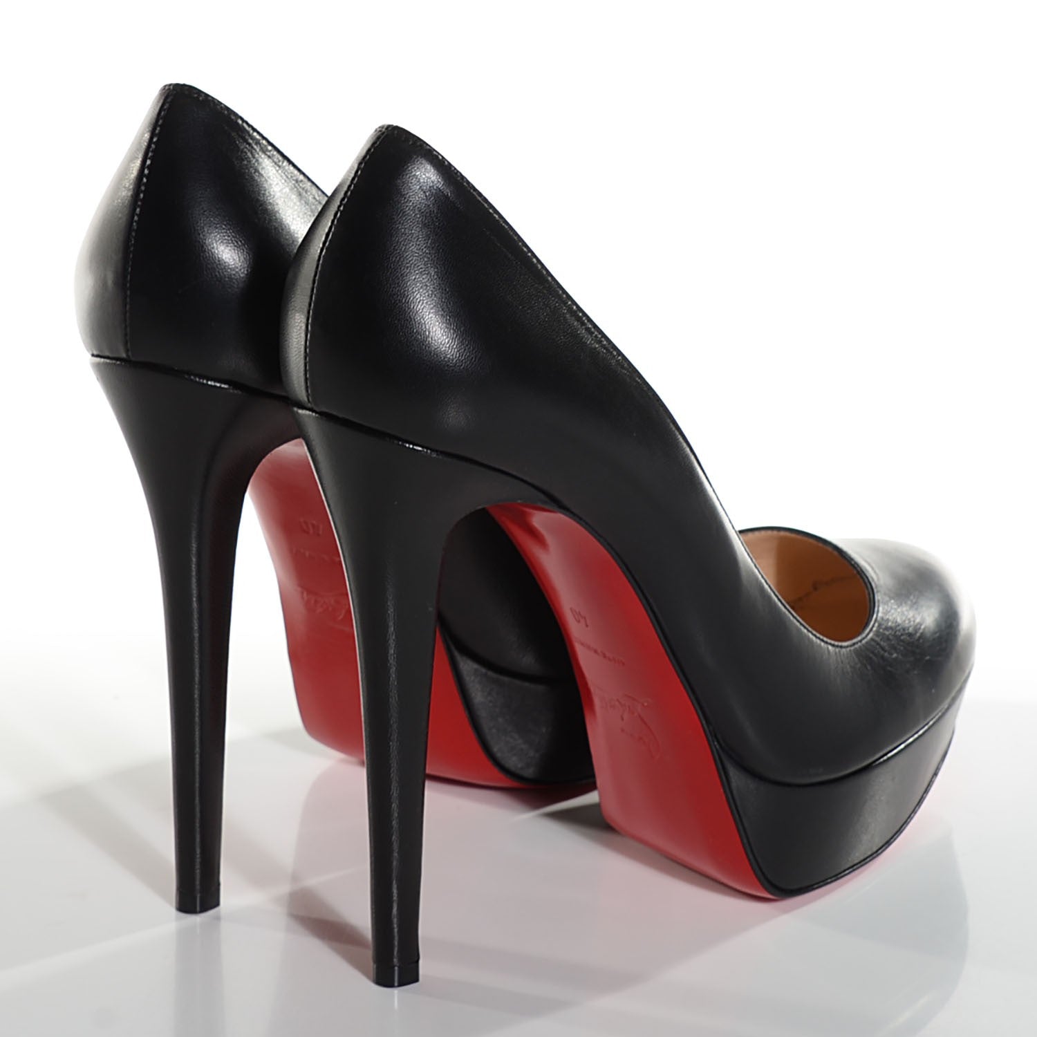 Christian Louboutin Nappa Bianca 140 Pumps 40 Black 4 of 6