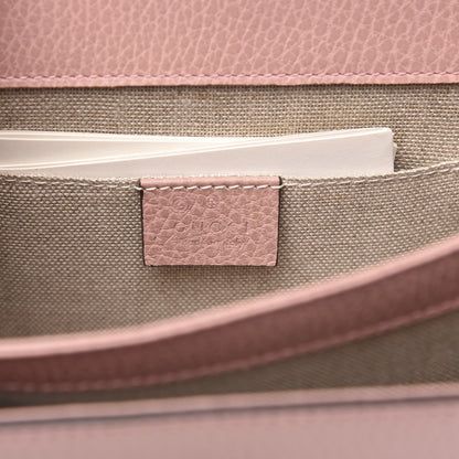 Gucci Dollar Calfskin Small Interlocking G Shoulder Bag Soft Pink 6 of 9