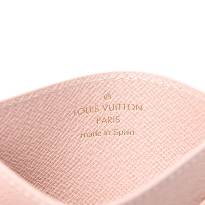 Louis Vuitton Damier Azur Daily Card Holder Rose Ballerine 6 of 8
