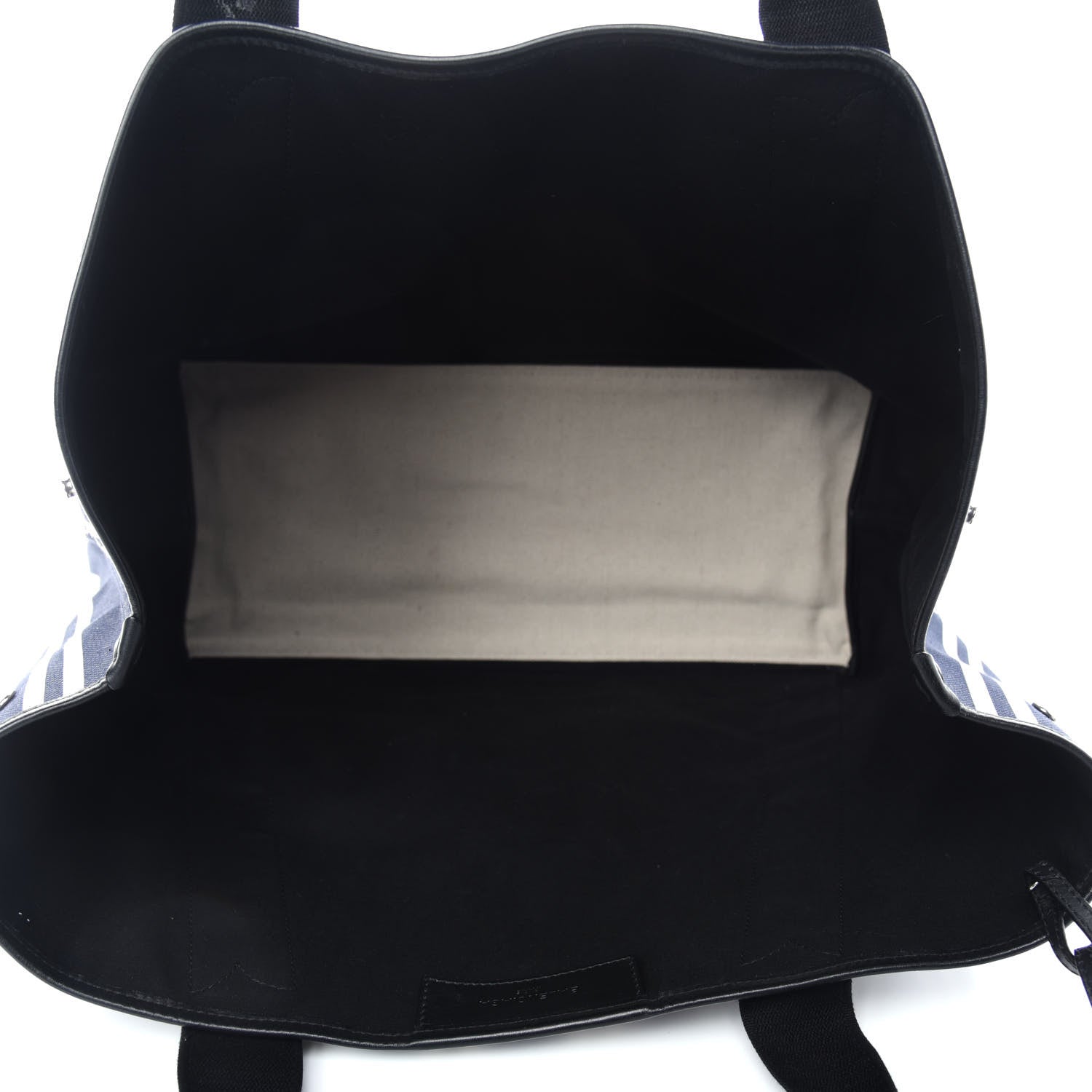 Balenciaga Canvas Navy Striped Cabas M Navy 6 of 18