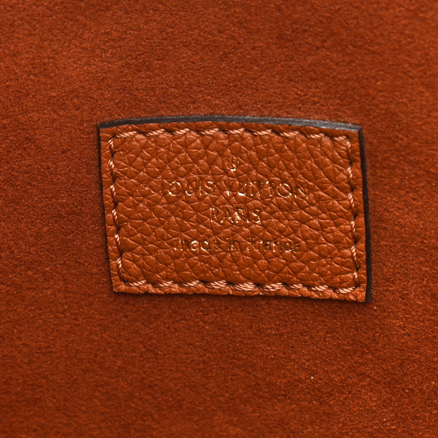 Louis Vuitton Grained Calfskin Lockme Shopper Chataigne 6 of 10
