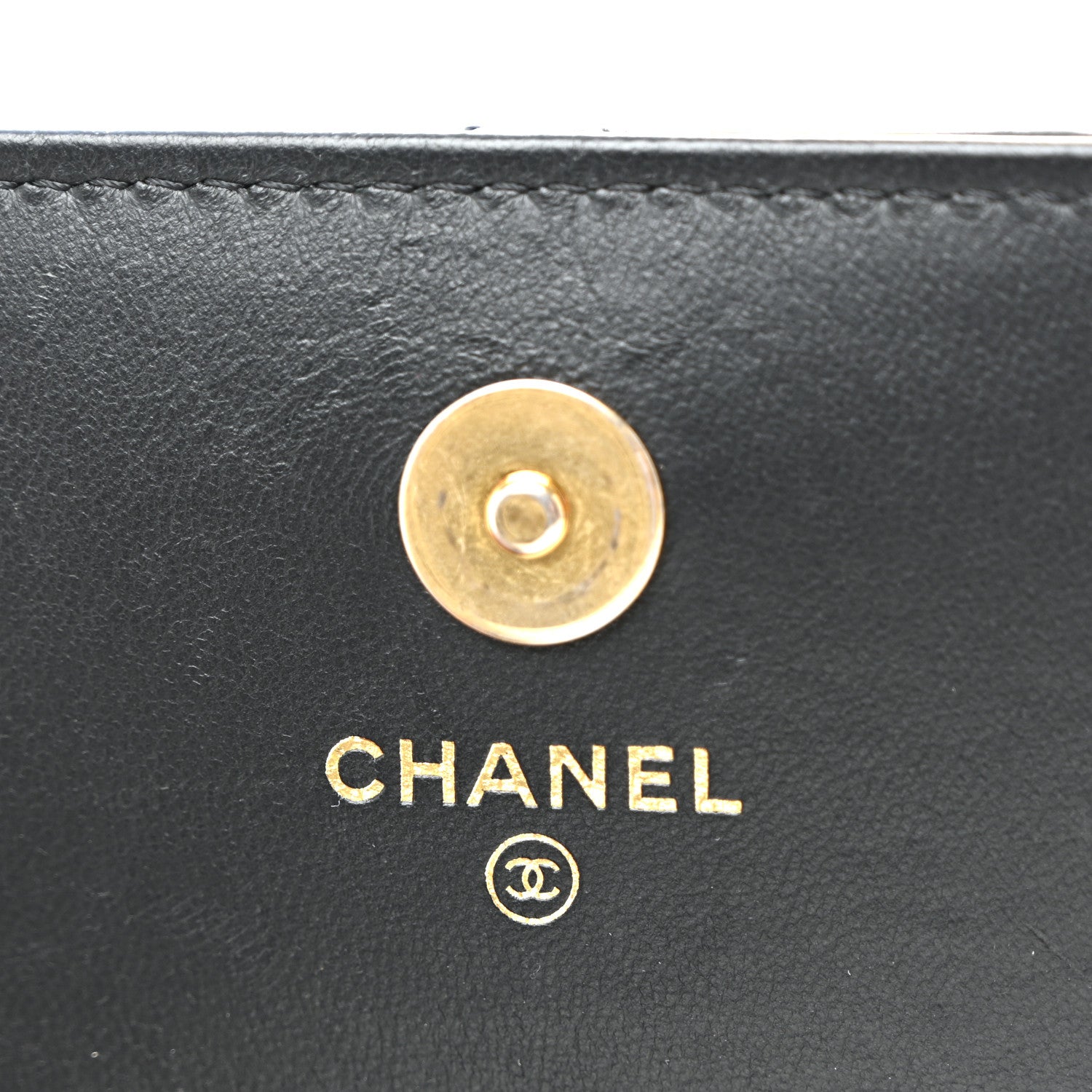 Chanel Lambskin Enamel Quilted Pending CC Flap Belt Bag Black 6 of 11