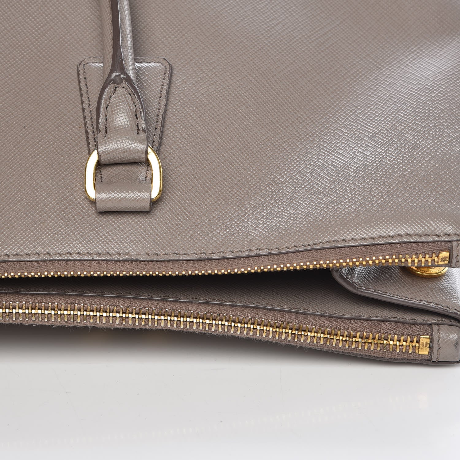 Prada Saffiano Lux Extra Large Galleria Double Zip Tote Argilla 13 of 23