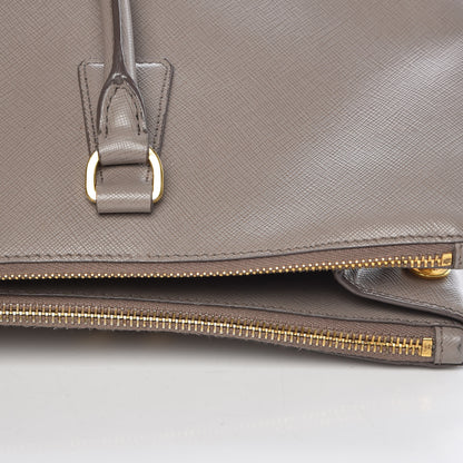 Prada Saffiano Lux Extra Large Galleria Double Zip Tote Argilla 13 of 23