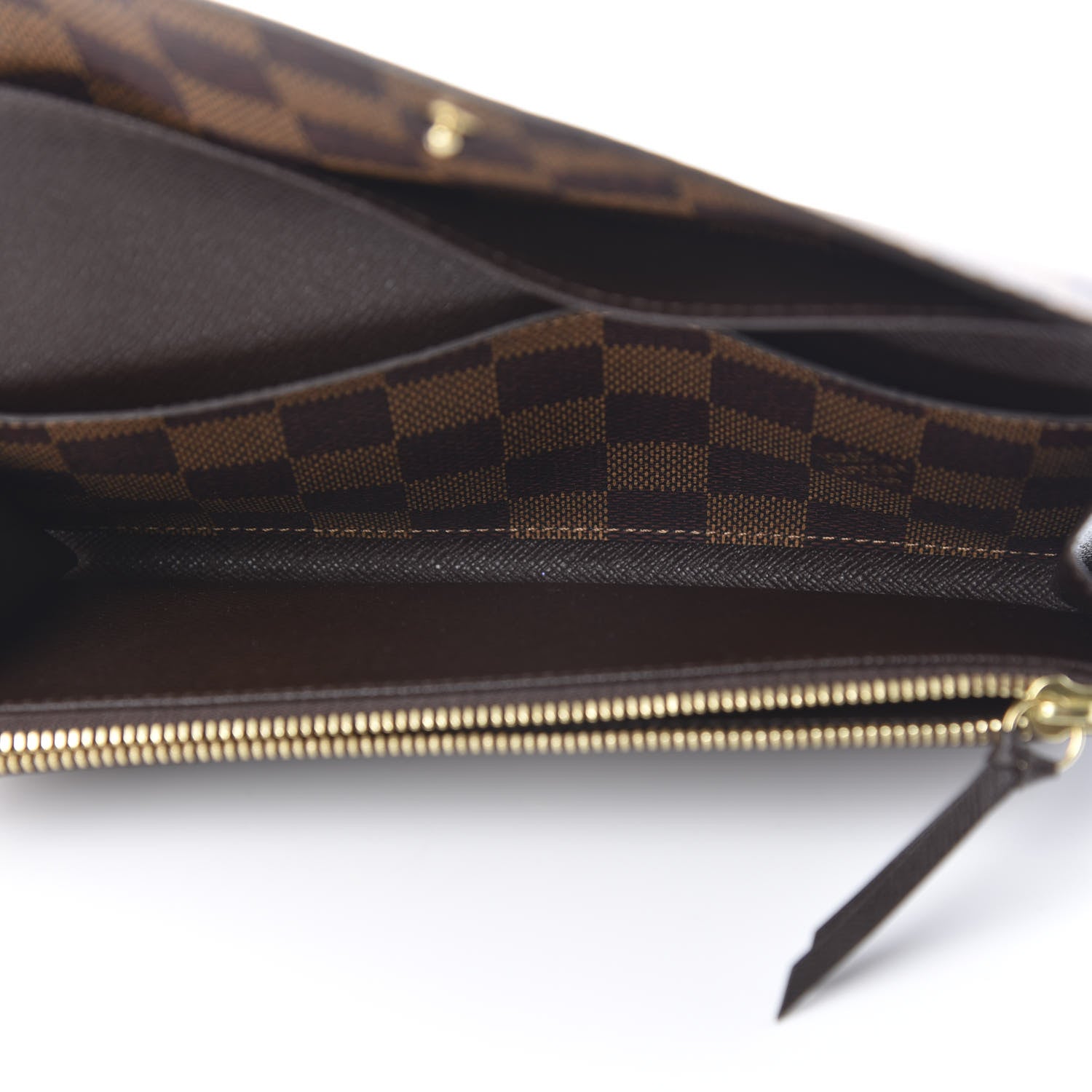 Louis Vuitton Damier Ebene Emilie Wallet 5 of 9