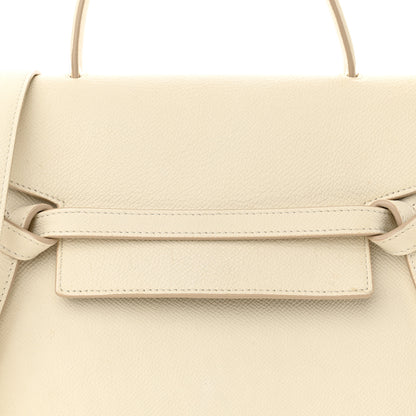 Celine Grained Calfskin Micro Belt Bag White 8 of 19