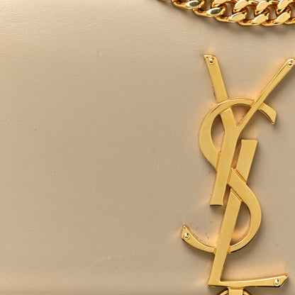 Saint Laurent Calfskin Small Classic Monogram Kate Tassel Satchel Dark Beige 7 of 18