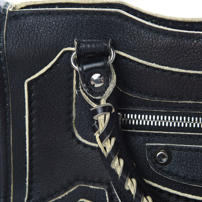 Balenciaga Supple Grained Calfskin Classic Silver Hardware Highlight Mini City Black 15 of 17