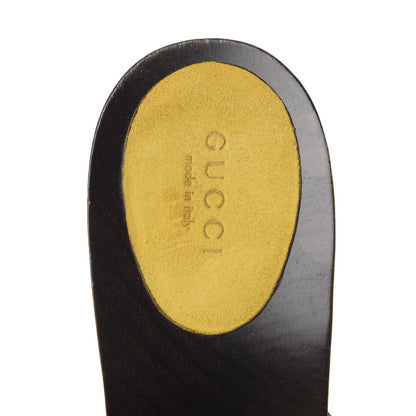 Gucci Suede Icon Bit Clog Slide Sandals 8.5 Citrus 6 of 11