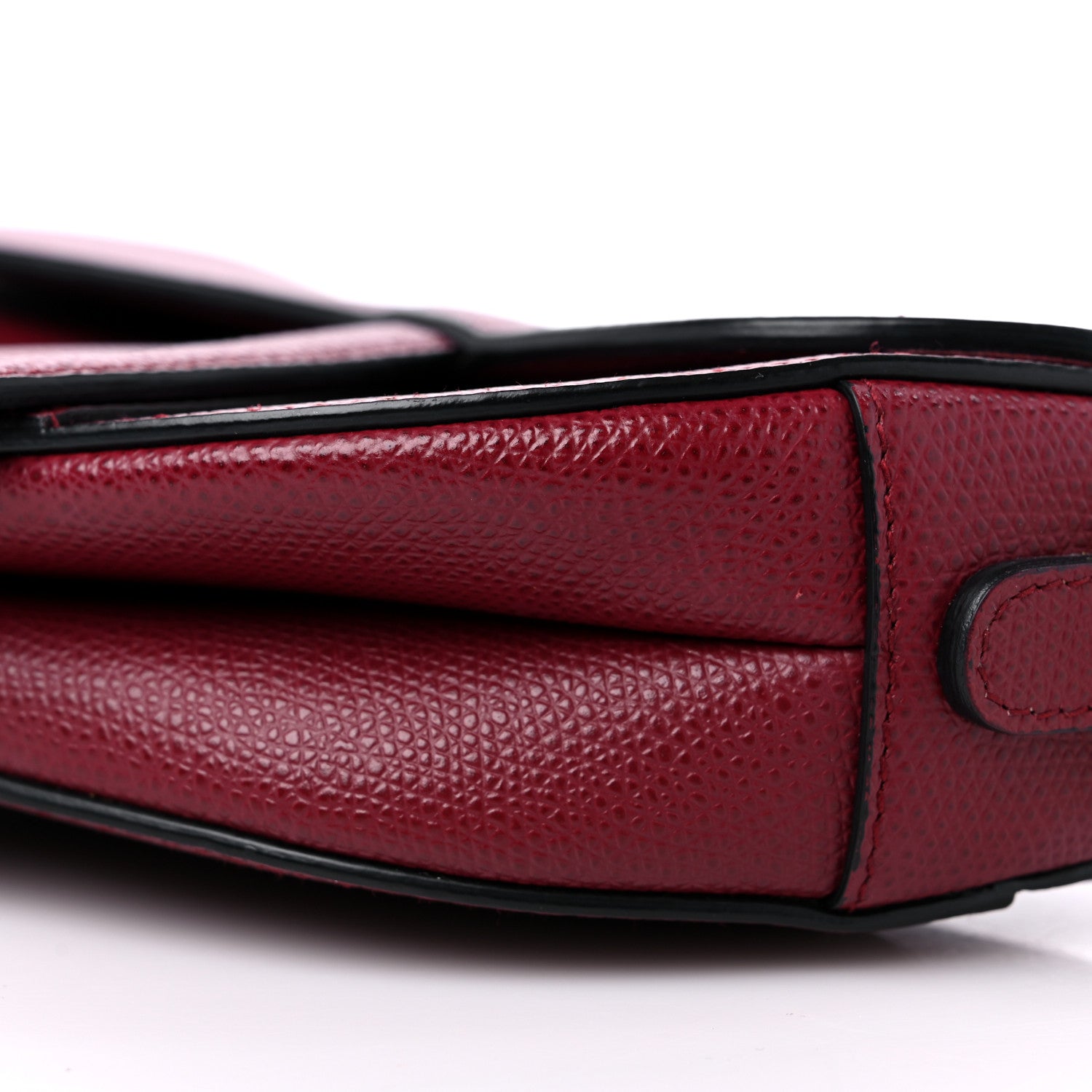 Christian Dior Calfskin Mini Saddle Bag Red 8 of 11