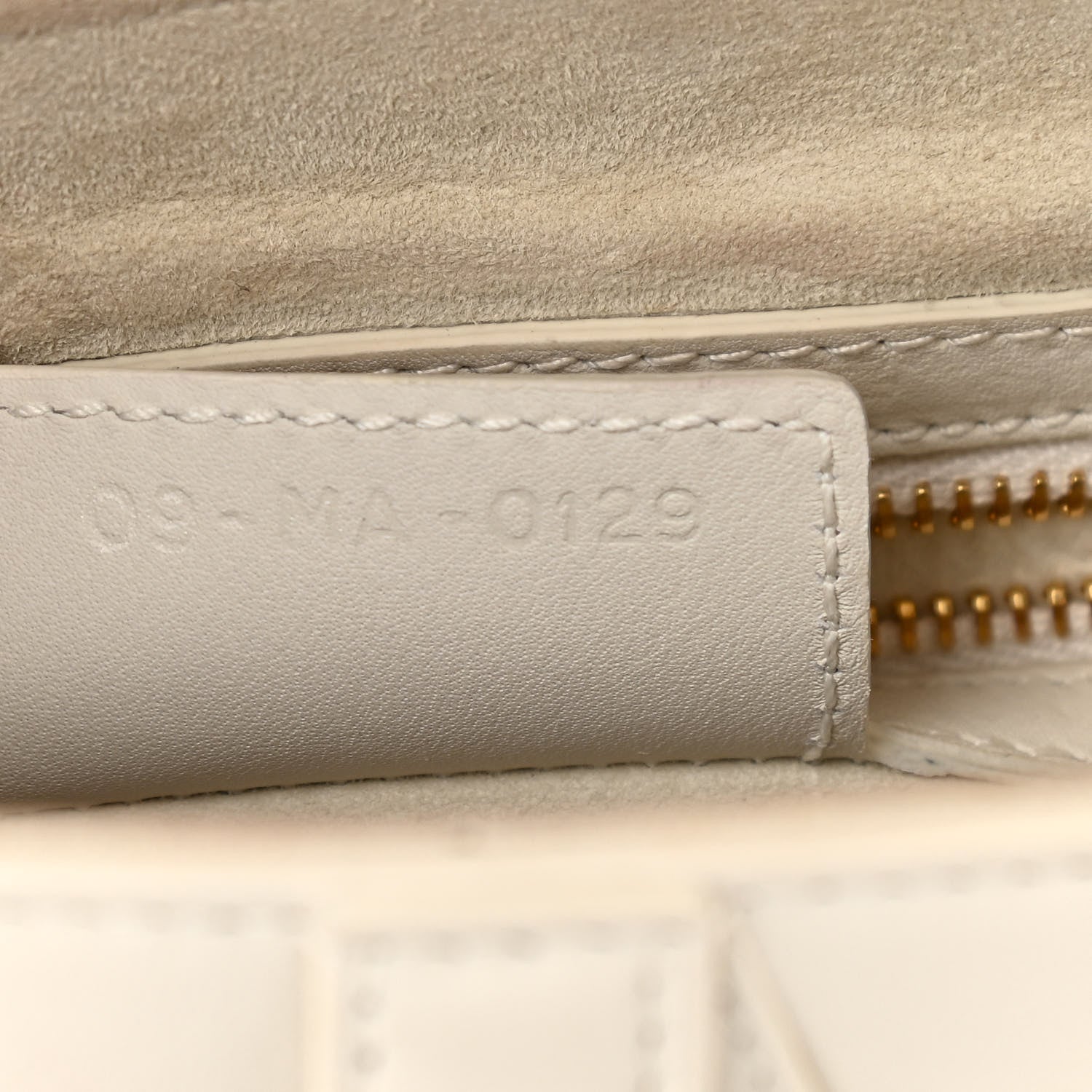 Christian Dior Ultra Matte Calfskin Mini Saddle Bag White 6 of 11