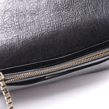 Balenciaga Agneau Giant 12 Brass Wallet On Chain Black 5 of 9