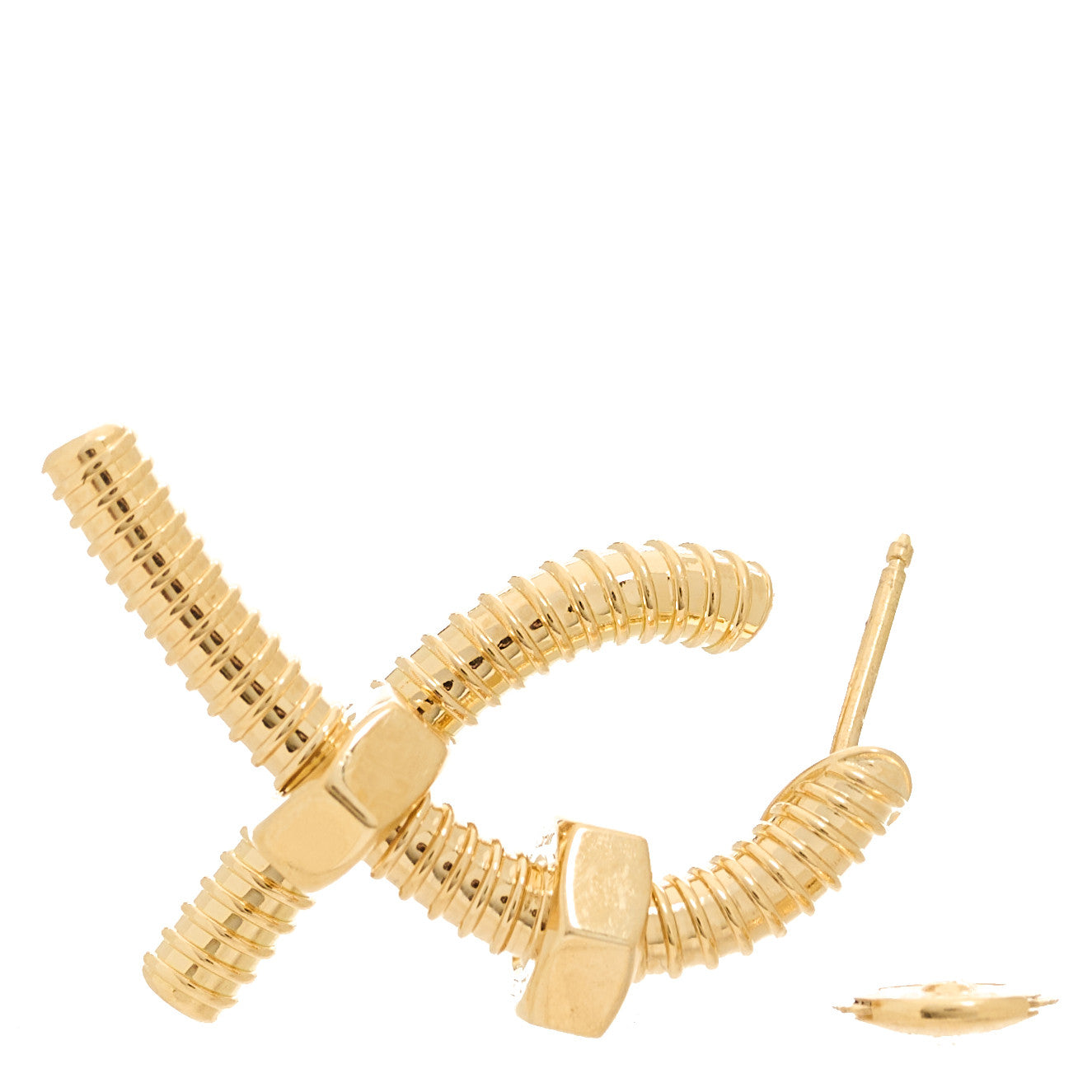 18K Yellow Gold Ecrou Single Right Earring