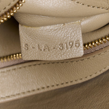 Celine Crocodile Embossed Nubuck Small Belt Cabas Phantom Beige 7 of 12