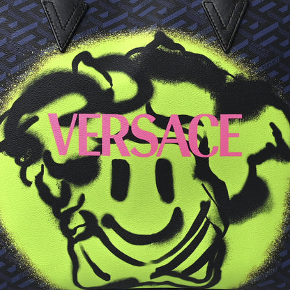 Versace Calfskin Monogram Smile Medusa Tote Multicolor 6 of 12