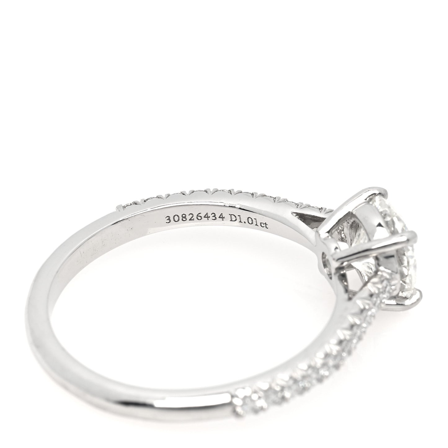 Platinum Diamond 1.01ct Novo Engagement Ring 51 5.75