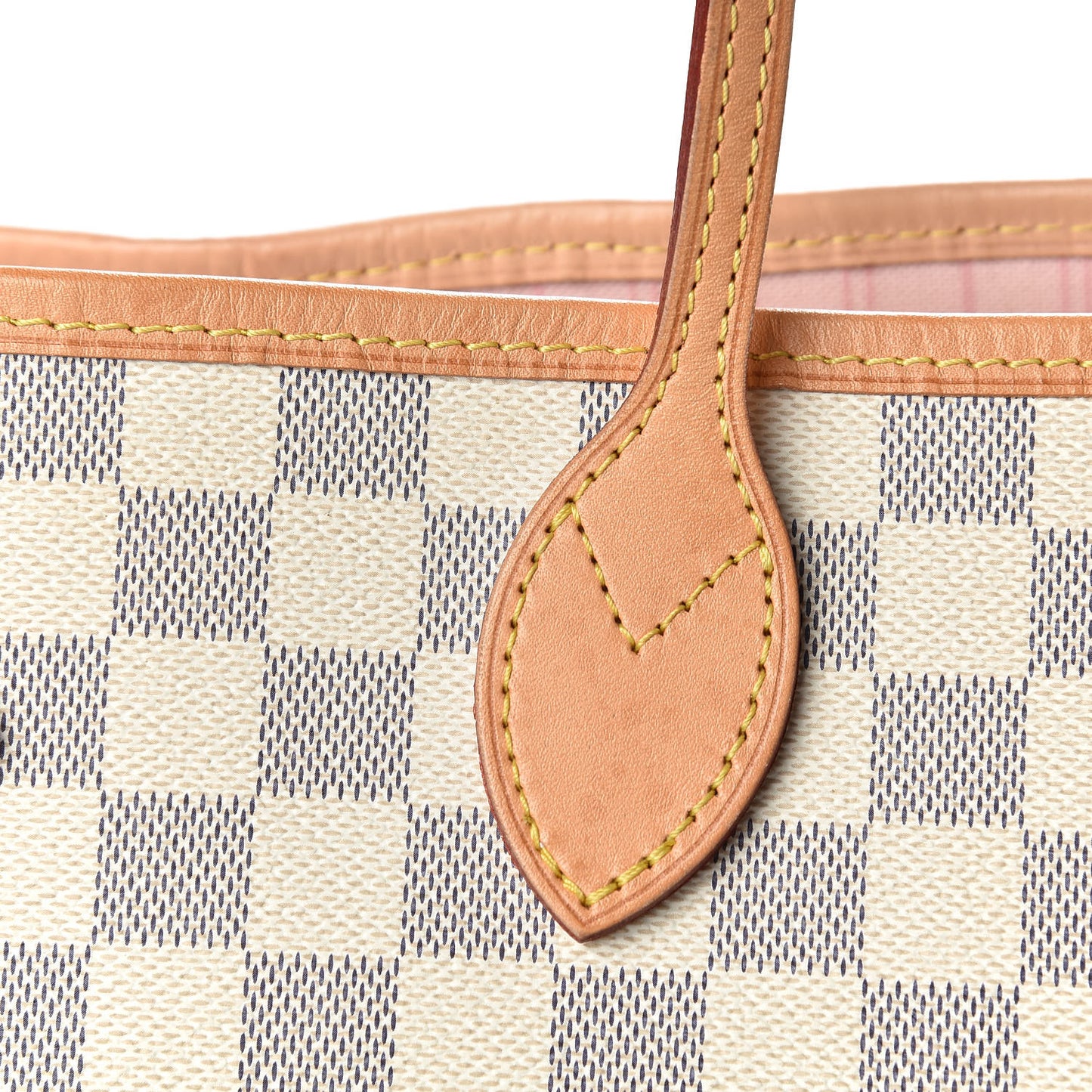 Damier Azur Neo Neverfull MM Rose Ballerine