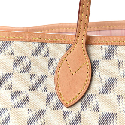 Louis Vuitton Damier Azur Neo Neverfull MM Rose Ballerine 16 of 20