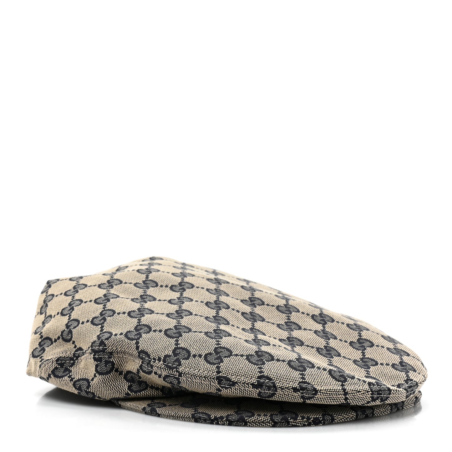 Monogram Flat Cap S Navy