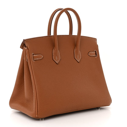 Hermes Togo Birkin 25 Gold 3 of 11