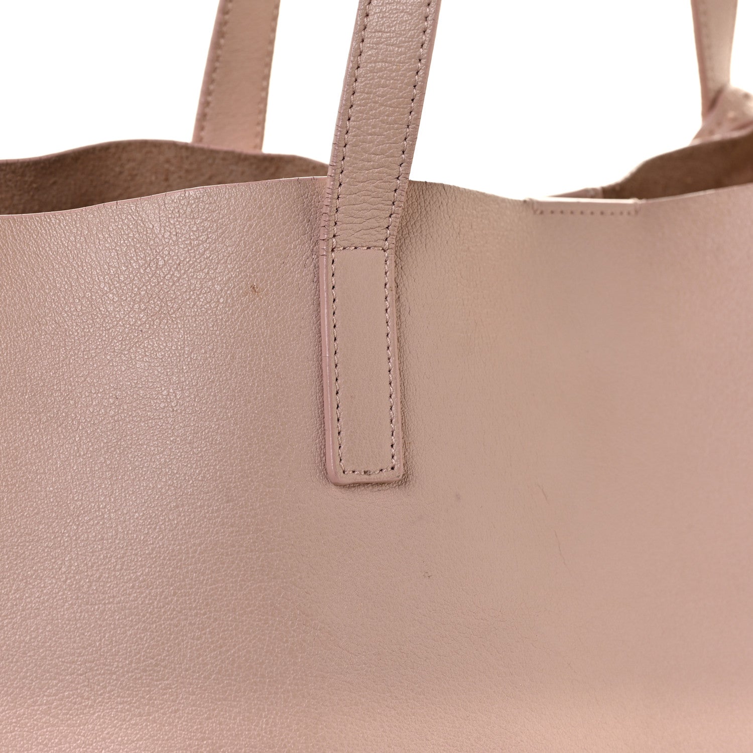Saint Laurent Calfskin Large Shopping Tote Rose Antic 24 of 33