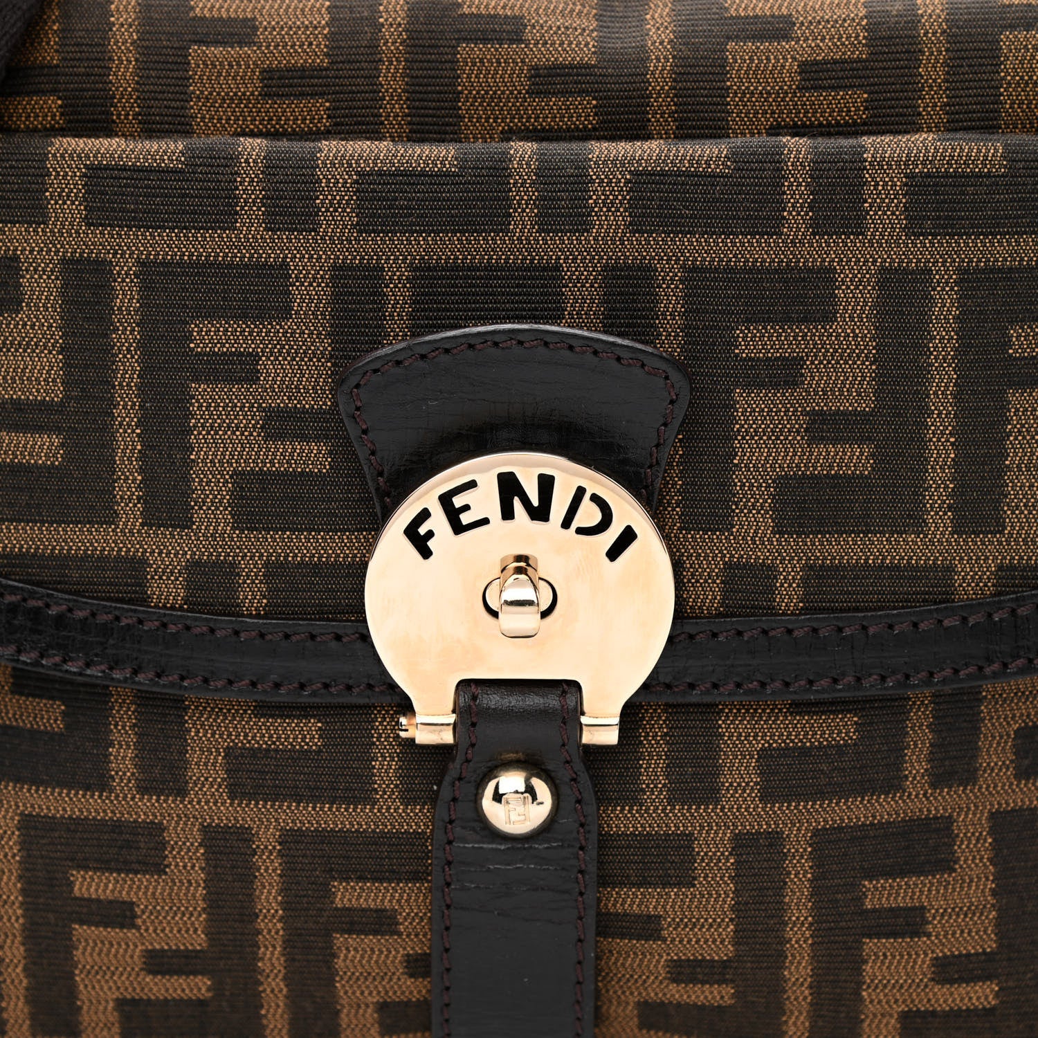 Fendi Zucca Chef Crossbody Bag Tobacco 8 of 10