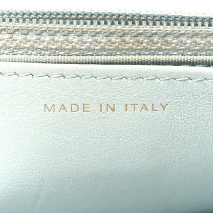 Chanel Lambskin Quilted Chanel 19 Wallet On Chain WOC Light Blue 7 of 16