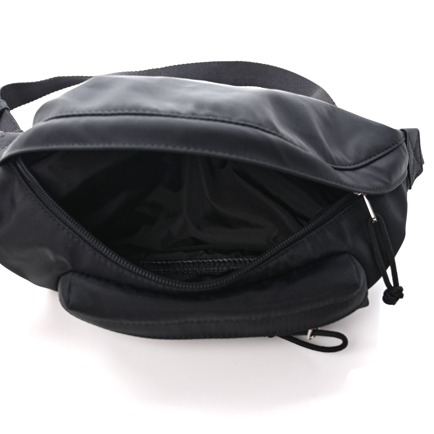 Balenciaga Textured Sport Nylon Logo Embroidered Wheel Beltpack Black 5 of 9