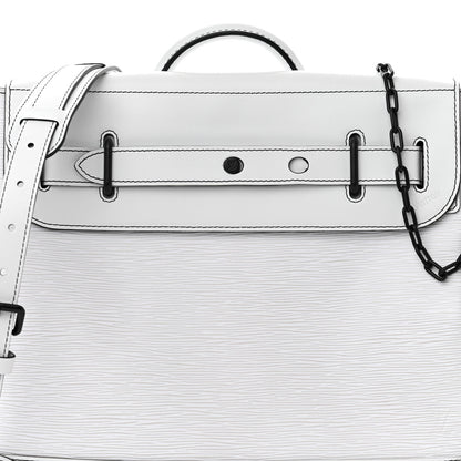 Louis Vuitton Epi Steamer PM White 7 of 10