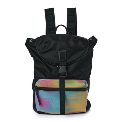 Givenchy Nylon Rainbow Hologram Light 3 Backpack Black 1 of 7