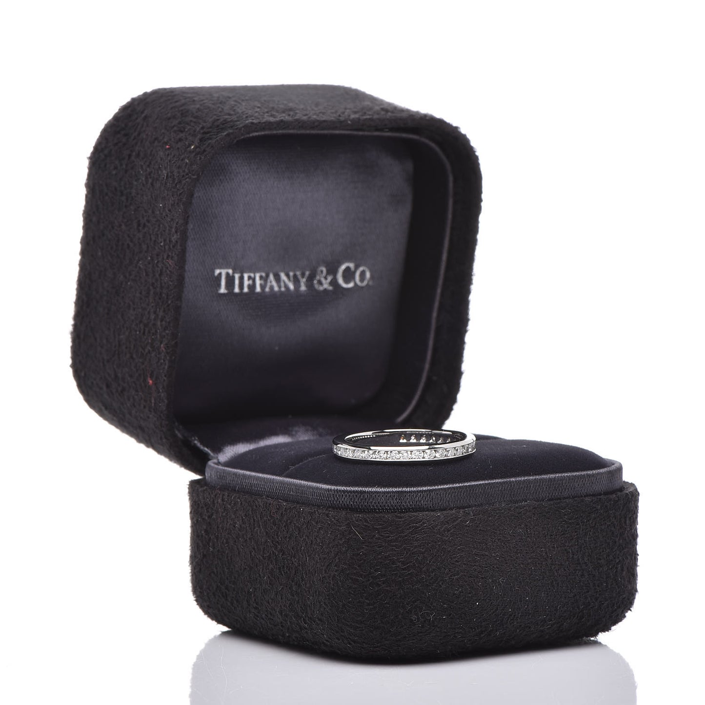 Platinum Diamond .40ctw Eternity Band Ring 48 4.5