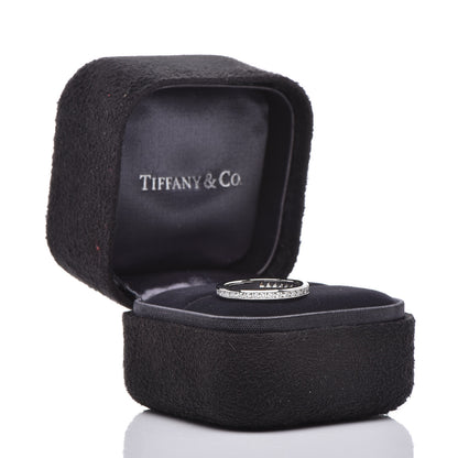Tiffany Platinum Diamond .40ctw Eternity Band Ring 48 4.5 5 of 5