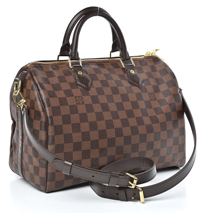 Louis Vuitton Damier Ebene Speedy Bandouliere 30 3 of 11