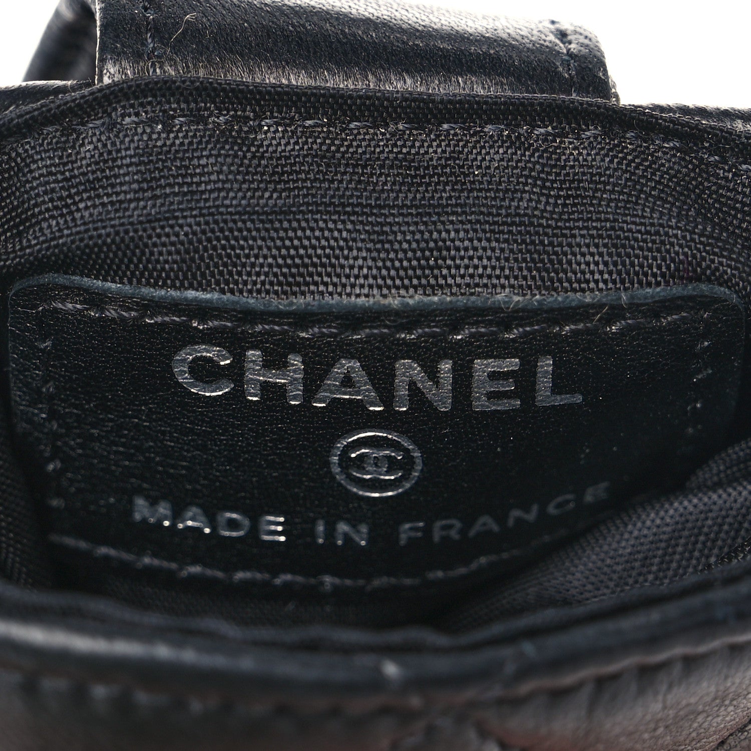 Chanel Lambskin Quilted Phone Case Black 6 of 7