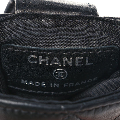 Chanel Lambskin Quilted Phone Case Black 6 of 7